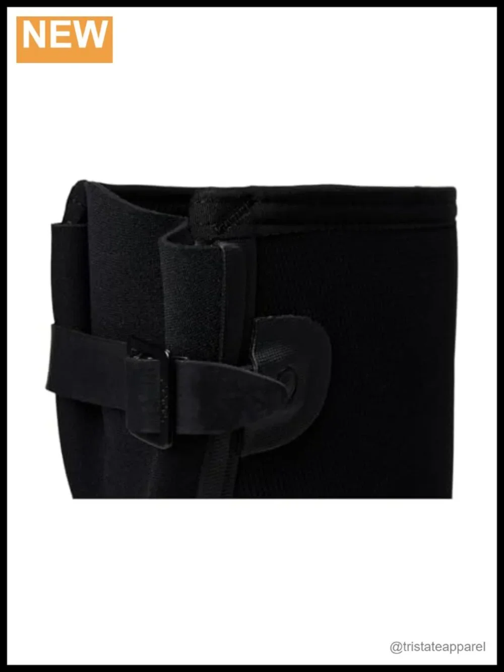 Waterproof Rain Boots Calf High Pull-On Adjustable
